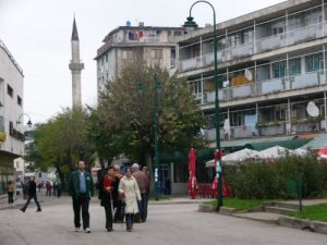 Town center area