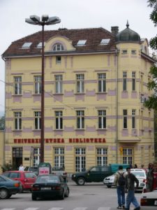 Bihac - University library;   the University of Bihac was opened