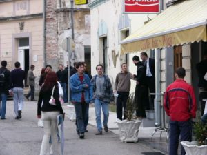 Bihac - University students  The University of Bihac was opened in