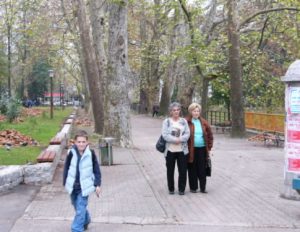 Bihac - promenade along the river