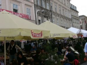 Kraków - city center cafe