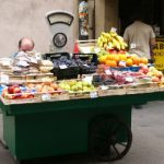 Kraków - city center fruit stand