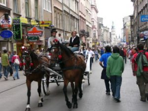 Kraków - city center carriage