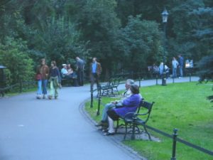 Kraków - city center park