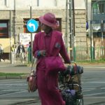 Kraków - city center elegant bag lady