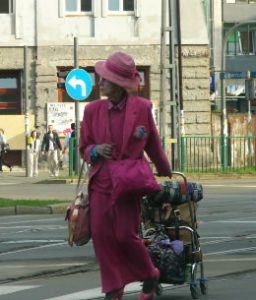 Kraków - city center elegant bag lady