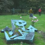 Kraków - city center park sculpture