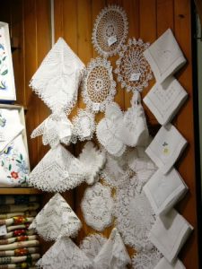 Kraków - city center lace shop