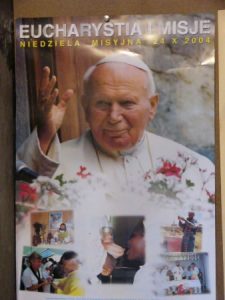 Kraków - poster of Pope