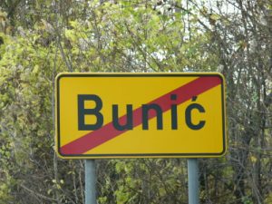 The rugged highlands contain Croatia's wartime ghosts.  Bunic is a