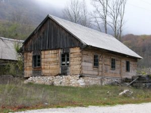 Poor farmers salvaged the smallest scrap of wood and building