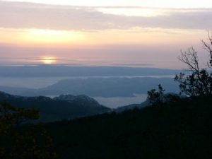 Sunset over the Adriatic