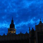 Kraków - beautiful sky over a beautiful city