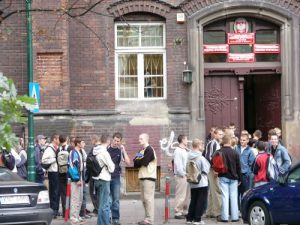 Krakow - views of city life: university students