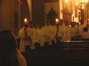 Kraków - church service