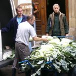 Kraków - morning market delivery