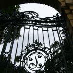 Lancut Castle entry gate