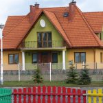 Colorful upscale house near Lancut