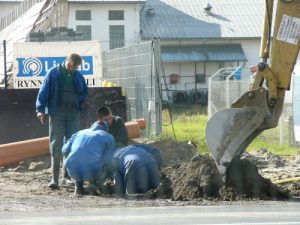 Workers in Lancut