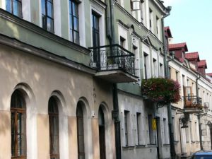 Zamosc city 19c apartment buildings