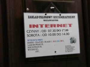 Zamosc center square internet cafe