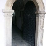 Zamosc center square doorway