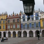 Zamosc is famous for its colorful restored Armenian tenement houses