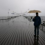 On the Baltic Sea; the longest wooden pier in Europe.