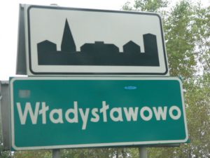 On the Baltic Sea - Wtadystawowo sign