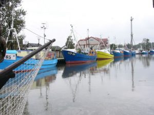 Fishing port on the Baltic