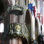 Poznan cathedral interior pulpit