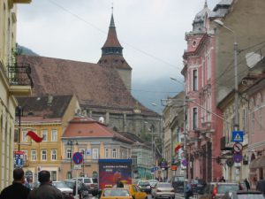 Brasov City with Gothic 'Black Church' (15c)