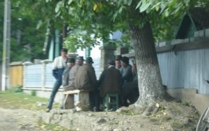 Rural Transylvania Men Playing