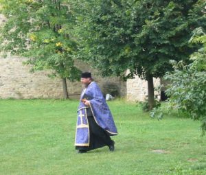 Sucevita Monastery Priest
