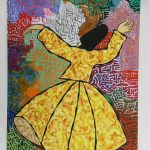 Painting of whirling dervish