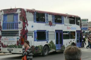 Bus in Taksim Square