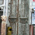 Weathered old doorway