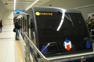 Funicular from Taksim Square down