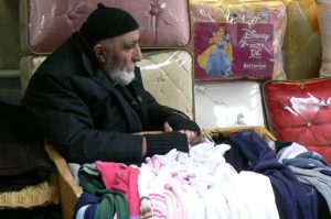 Linen merchant in Eminonu district