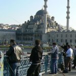 Yeni Cami mosque from the Galata