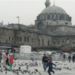 Mosques are centers of vital activity in Istanbul.