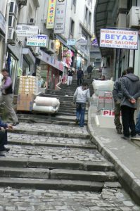 Commercial street in Eminonu district