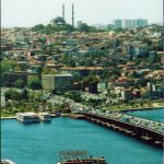 City overview across the Galata Bridge