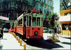 Trolly to Taksim Square (on