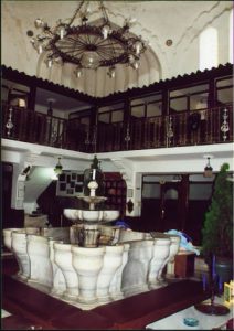 Lobby of ancient public bath house