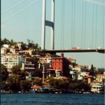 The inter-continental Bosphorus Bridge that links