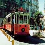 Trolly to Taksim Square (on