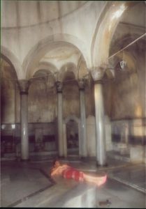 Interior of the ancient public bath