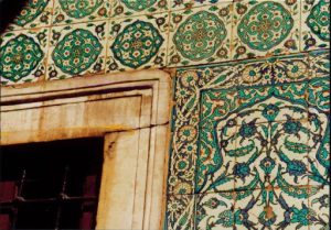 Interior tile detail in Topkapi Palace