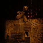 In the Wieliczka Salt Mine - rock salt statue